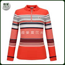 Special 2020 autumn new Korean golf suit WOMENs half-pull chain pattern long-sleeved T-shirt GOLF
