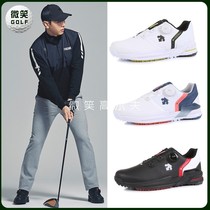 2021 spring new Korean DESCENT * GOLF Disant golf shoes men's automatic buckle shoes