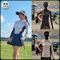 South Korea MASTER PG2021 autumn doll collar detachable GOLF uniform women long sleeve T-shirt GOLF