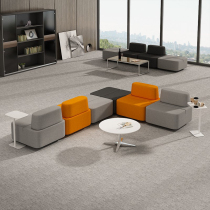 Creative reception Fairs Guest Areas Leisure Areas Composition Sofa Library Reading Area Business Minimalist Office Sofa