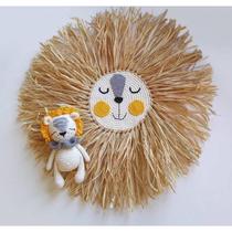 ins Nordic hand-woven fried fur lion styling home wall hanging childrens room childrens clothing store props