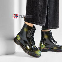 American limited edition Dr Martens 1460 Pascal gradient green rubbed soft leather Martin boots mens and womens shoes