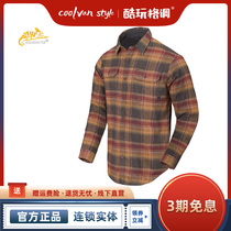 HELIKON hliken GREYMAN gray shirt autumn winter outdoor casual fashion breathable long sleeve plaid shirt