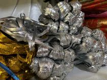 Gold and silver brightening with 5 mm wide clear cabin handicraft ingredients