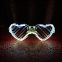 Nightclub KTV atmosphere props Net red tremolo flash Cold Light Party luminous blinds glasses trampoline LED Bar