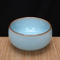  Ru porcelain handmade master cup master hand-signed Henan Ceramic art master Xie Zhaowei hand-made