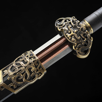 (Mo Dry Sword) 20 inch dragon sword (imitation bronze fitting double trough grilled Lamb steelmaking uwood) unopened