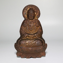 Iron Shijamuni Buddha Mounted image Golden Ham Cheng auction C0416