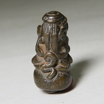 Old copper alloy cast mask Buddha must be like auspicious for the swing parts of Southeast Asian Buddha statue C4308
