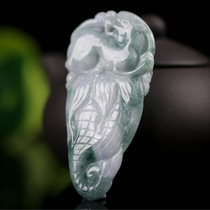 Jade carving pendant 31 97g lucky Brave Jade exquisite pendant pendant