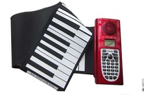 Hand roll piano 61 key thickened folding hand roll piano portable hand roll piano black key than white key