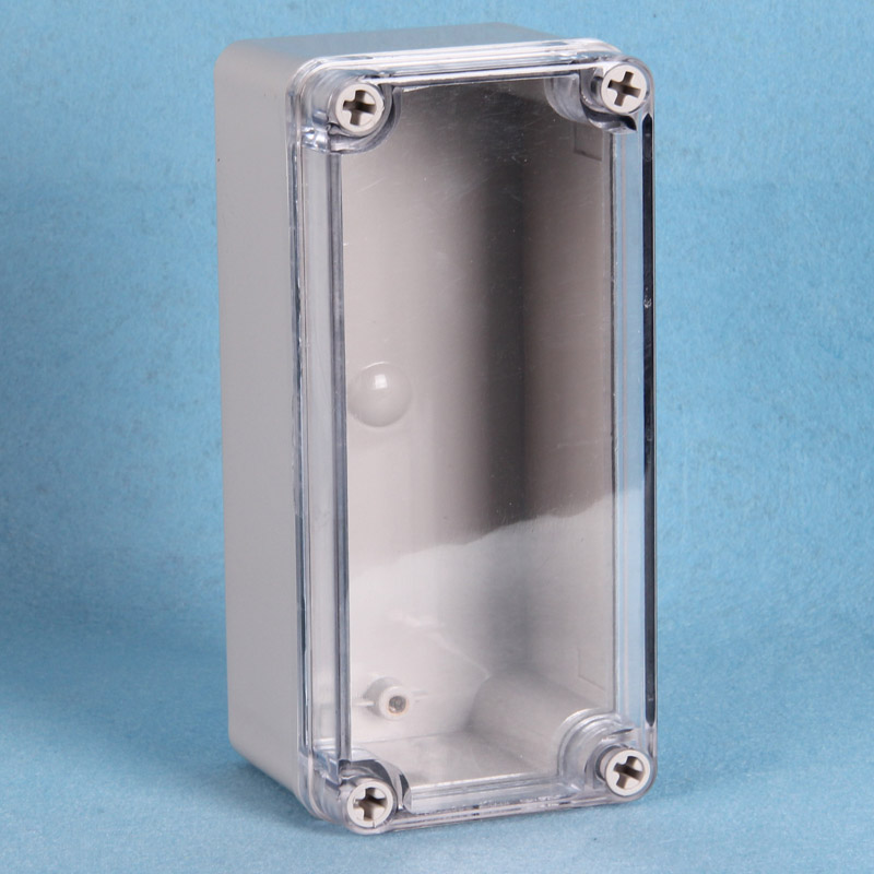 80 x 180 x 70 transparent cover waterproof wiring box plastic pc material split box button box polycarbonate switch box