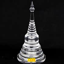 Stupa pagoda crystal stupa Thai acrylic stupa double-layer A3 wholesale