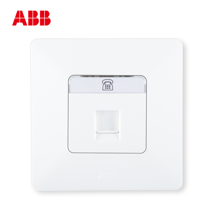 Swiss ABB switching socket by Yayi telephone socket RJ11 AP32144-WW