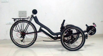 Three-wheeled recliner 3-wheeled reclining bicycle bicycle
