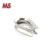 Source raw stainless steel 304 stainless steel collar boast chicken heart ring wire rope chuck fitting M5