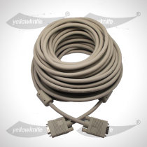 Yellow knife direct VGA to VGA3 6 cable Computer cable Projector cable 15