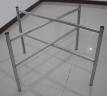 Hot galvanized round table table frame folding scale with round table face tripod table footed glass table frame support iron frame