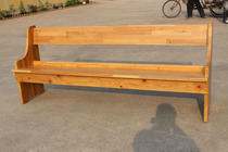 Five loaves two fish new church bench congregation chair solid wood chair church back bench bench long chair