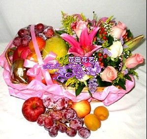 Send flowers overseas Hong Kong Macao and Taiwan Flowers Cake delivery Fresh fruit basket Mothers Day Visit relatives and friends Business flowers city