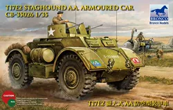 威骏模型CB35026 1/35 英 二战“猎鹿犬”T17E2式AA防空装甲车