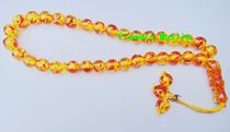  Imitation Beeswax amber rosary 33 Tesbiha mens and womens hand string