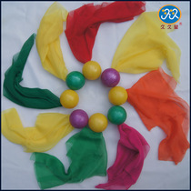 Jiujiuxing Tai Chi soft ball performance ball color yarn soft ball color scarf ball