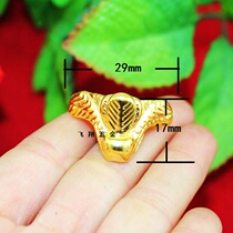 29 * 17MM imitation gold small foot zinc alloy foot wooden box gift box decorative support corner code furniture decorative foot
