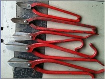 Shanghai heavy-duty artificial forging front steel iron scissors inlaid steel scissors 12-24 inch straight head elbow