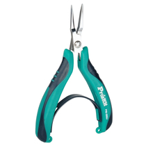 Taiwan Baogong PM-396J stainless steel toothless round nose pliers mini tip pliers
