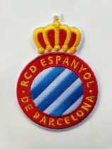 La Liga football Spaniard team logo exquisite embroidery patch computer embroidery label back glue