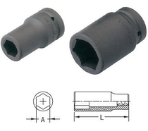 Talent imported 1 inch 25MM pneumatic sleeve metric 6-angle extended sleeve 19 27 36 46 55MM