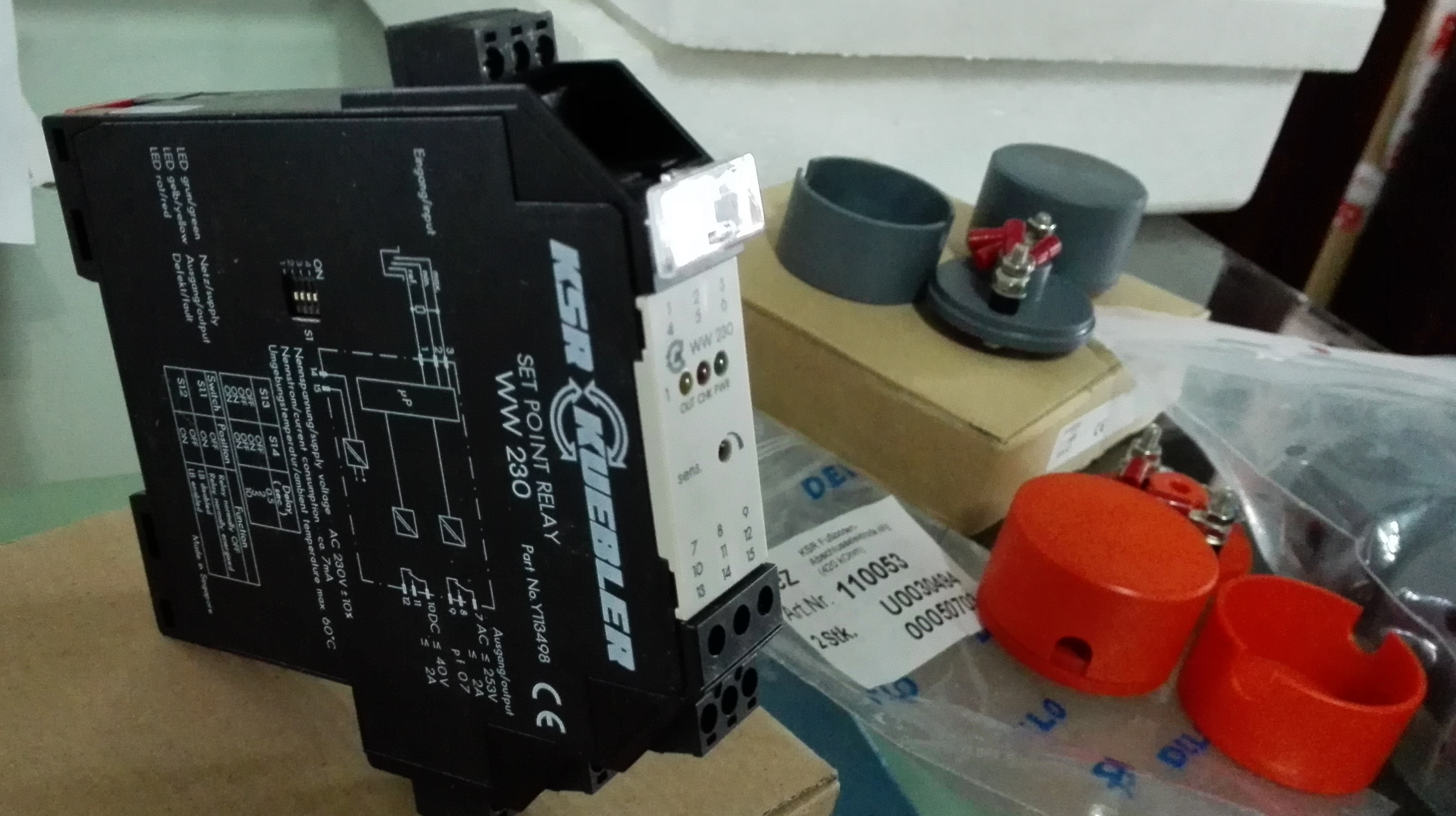 Water detector relays detection Relays WW230 WW24 KSRKUEBLER MRO