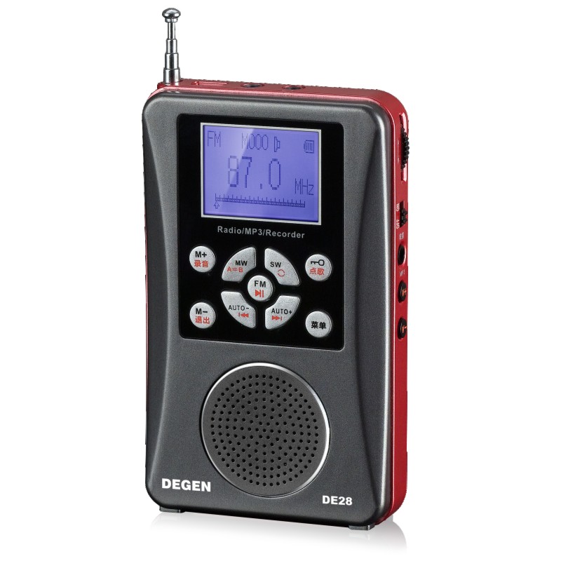 Degen/Dejin DE28 Digital Tuned All-Band Radio Recording and Broadcasting Handheld Portable
