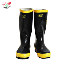 Zhean 97 boots protective waterproof rubber boots anti-stab shoes rescue boots combat protective shoes