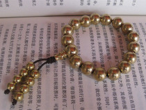 12MM brass bead bracelet brass bracelet solid bead tee solid bead tee copper head