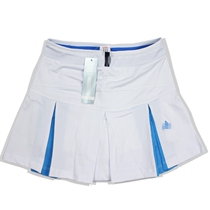 New hot sale sports short skirt womens tennis suit bottoms pleated split with pants tennis skirt short white