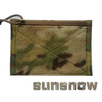 Sun snow custom tactical monkey MSM Velcro patch MOLLE coin wallet card bag map bag