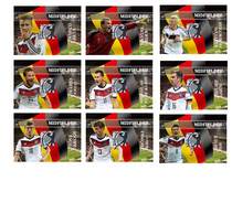Germany PATCH Star Shirt Card with a set of nine championship lineups