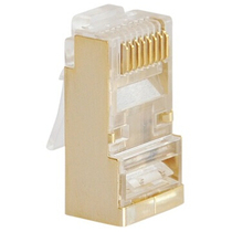 Mountain Zee (SAMZHE) JC-P5050 ultra five-category double shielded network crystal head RJ45 crystal head 50 boxes