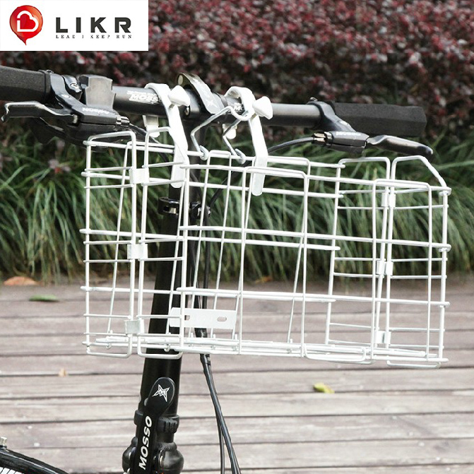 Bicycle basket front basket cart basket mountain bicycle basket folding bicycle accessories basket folding basket