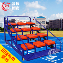 12 seats 18 seats 24 seats 27 mobile terminal stands track and field competition Finish Line finish line referee hot sales