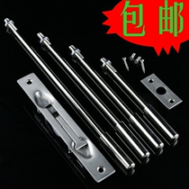 Thickened 304 pure stainless steel concealed pin heaven and heaven Bolt Steel Security Door Bolt embedded fireproof door bolt