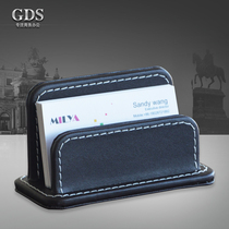 High-grade fashion leather business card holder business card holder mens business card box desktop storage box business card storage