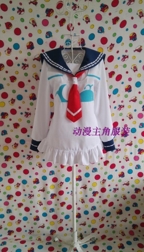 Anime protagonist costume) cosplay clothing is made fleet collection big whale anime womens clothing