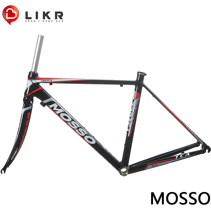 MOSSO 720TCA 7005 Ultra Light Aluminum Alloy Highway Frame Carbon Fiber Front Fork of Mountain Bicycle Frame
