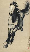 Galloping Horse Take-off Xu Beihong painter celebrity calligraphy and painting 58*100cm 