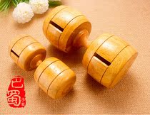 Solid Wood diabolo double-headed double-wheel bearing free diabolo ring spring beginner Bell collection entertainment slimming exercise