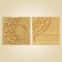Artificial sandstone wall-mounted decorative cultural fossil three-dimensional custom sandstone background wall puzzle copper coin board