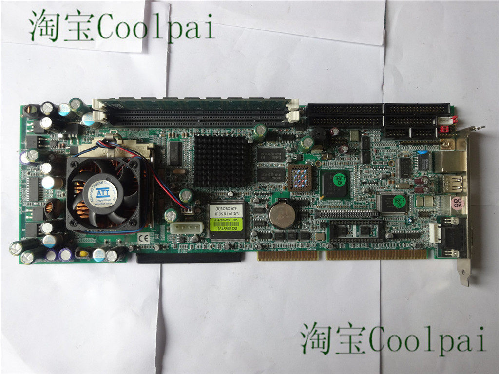 The original ROBO-679 BIOS R1.01.W3 motherboard has a U-memory workboard